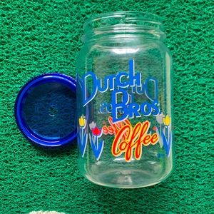 Dutch Bros Mason Jar tumbler / cold drink / OG (25fl oz/750ml) Hard to find